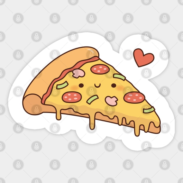 Cute Pizza Love Doodle Sticker by rustydoodle